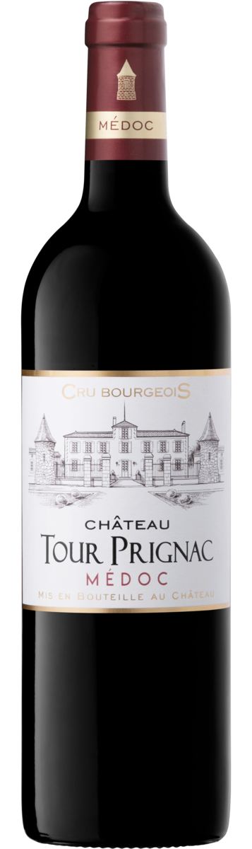 Bouteille de vin château Tour Prignac